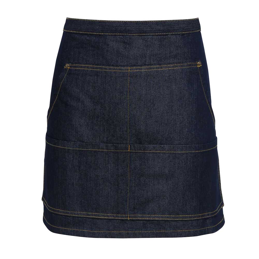 PR125: Jeans stitch denim waist apron