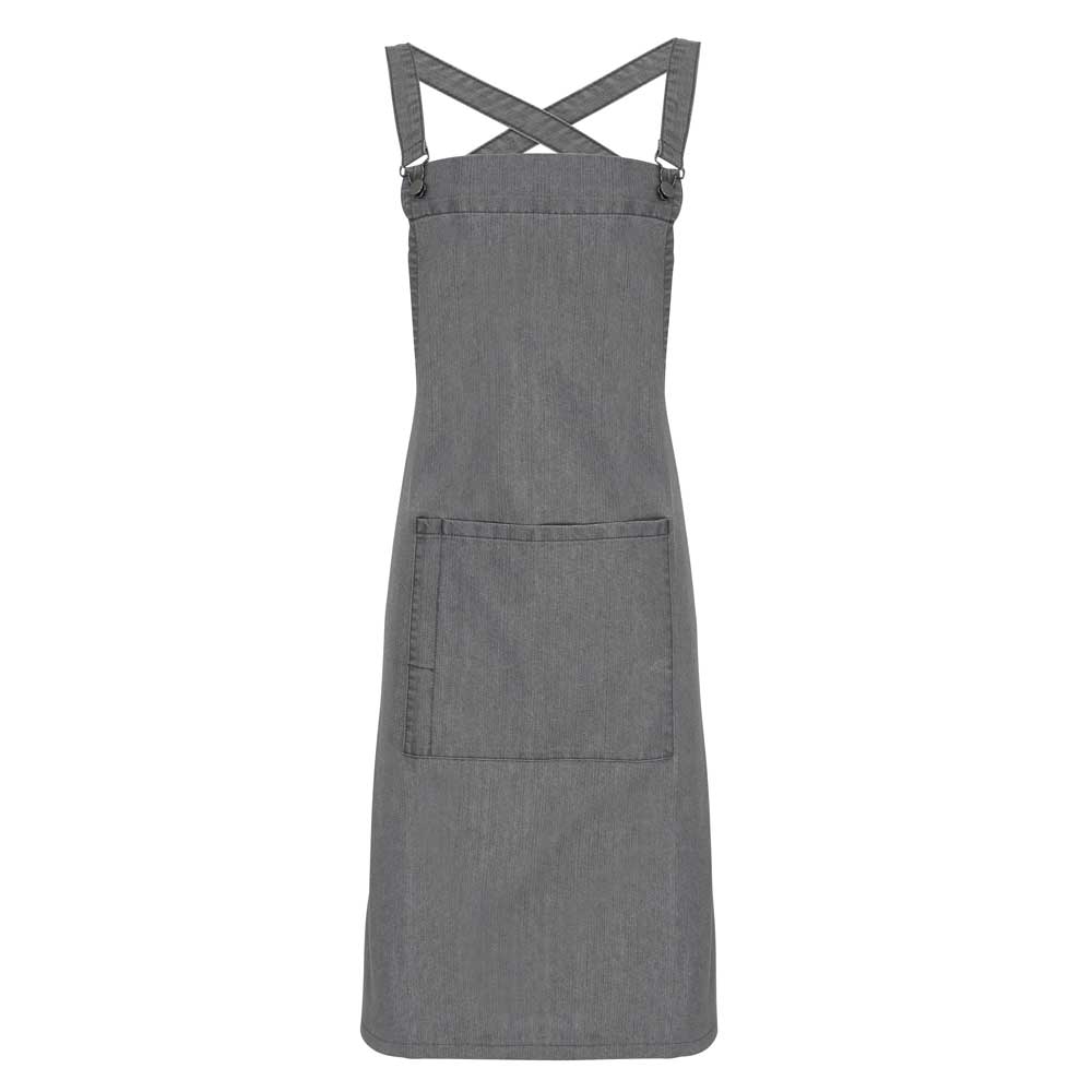 PR129: Cross back 'barista' bib apron