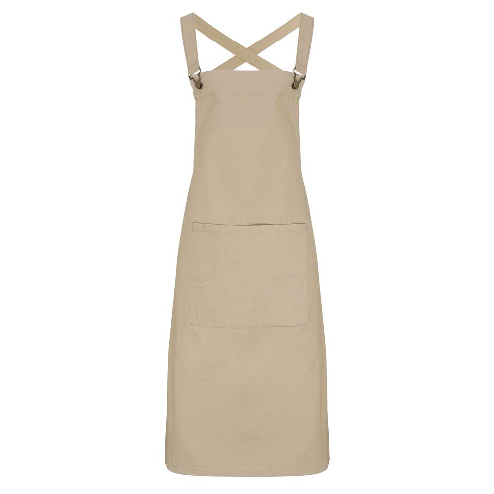 PR129: Cross back 'barista' bib apron