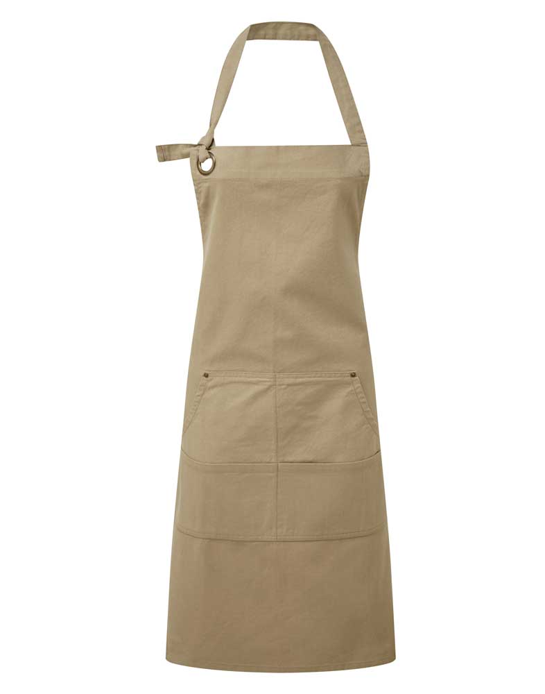 PR137: Calibre heavy cotton canvas pocket apron