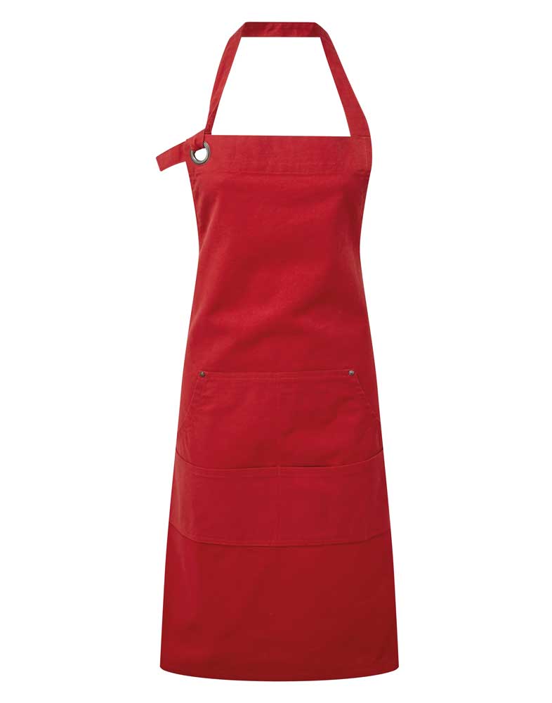 PR137: Calibre heavy cotton canvas pocket apron