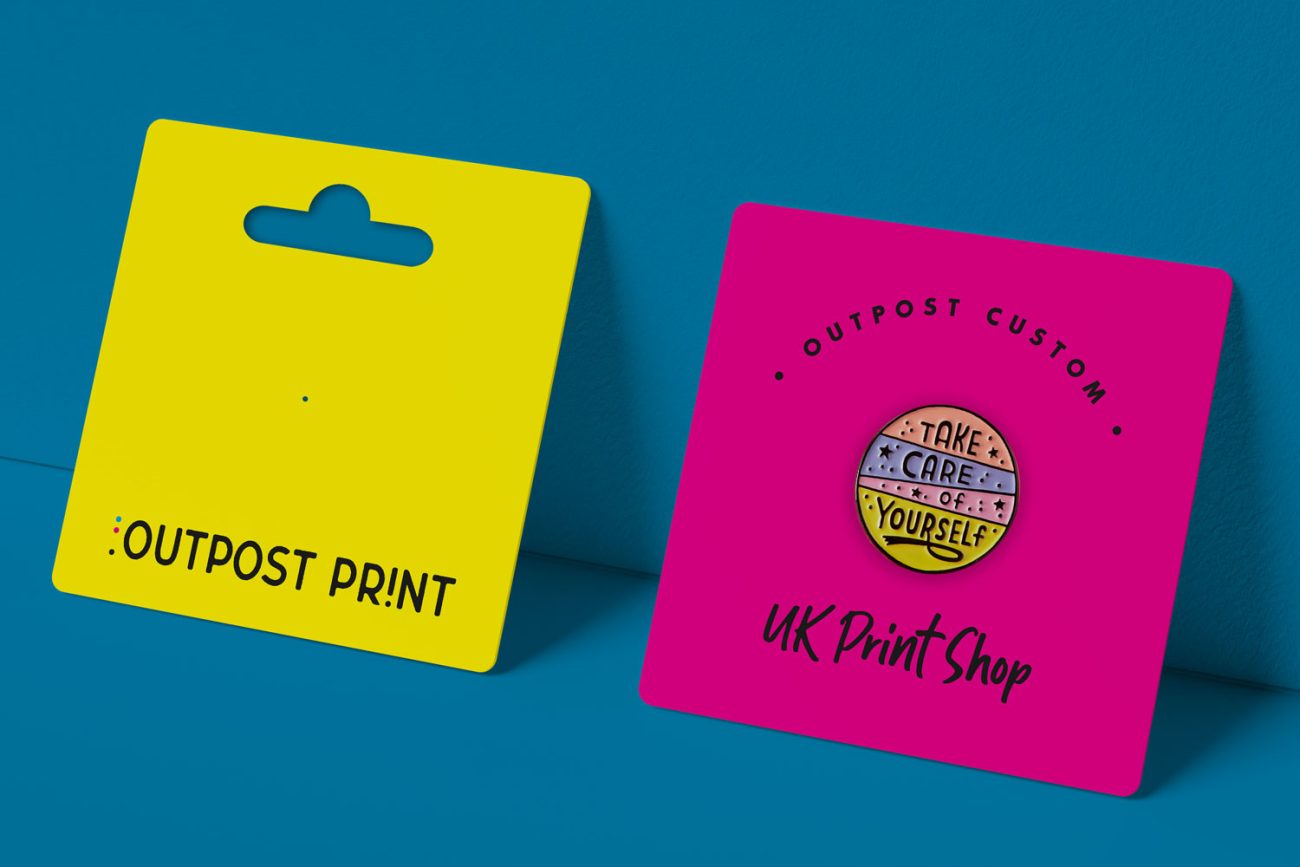 Pin Badge Backing Cards - Outpost Custom